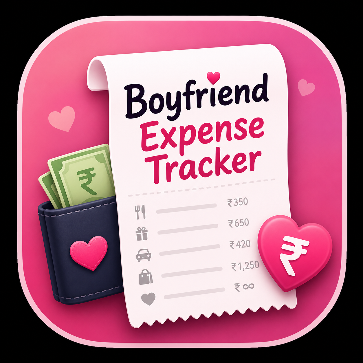 Boyfriend Expense Tracker Logo